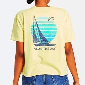 NWT Life is Good Boxy Tee